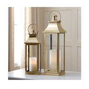 Lanterne à bougie en verre et fer nouveau style suspendu de jardin Lot de 3 lanternes à bougie au design moderne pour la décoration intérieure 2025 - Product Image 3