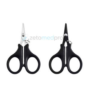 Ciseaux à tresser de pêche compacts, outil de coupe de ligne portable et tranchant, ciseaux à tresser de pêche en acier inoxydable, outil de coupe de ligne de pêche facile - Product Image 2