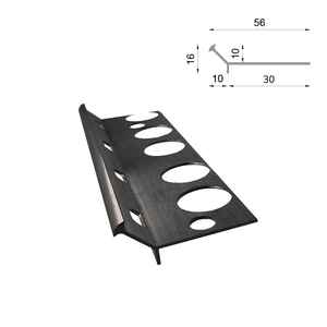 เรโนพลาสต์ ®   โปรไฟล์อะลูมิเนียมรูปตัววีสำหรับพื้นเรซิ่น - โปรไฟล์บันได, โปรไฟล์ขอบกระเบื้อง - Product Image 2