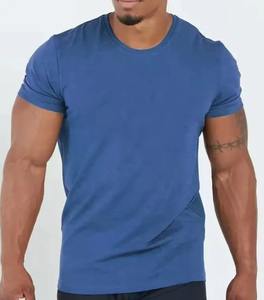 เสื้อยืดผ้าฝ้ายสำหรับผู้ชายทรงพอดีตัวปกติของผู้ชายเสื้อยืดปรับแต่งพรีเมี่ยม - Product Image 5