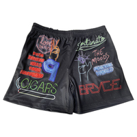 Haute qualité été Logo personnalisé imprimé gym maille Shorts basket-ball Double couches hommes Shorts mâle entraînement court