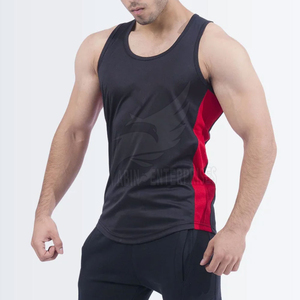 Nouveauté : Débardeurs de sport décontractés pour hommes, tricotés, personnalisables, en polyester et coton, confortables, de haute qualité, pour l'été - Product Image 1