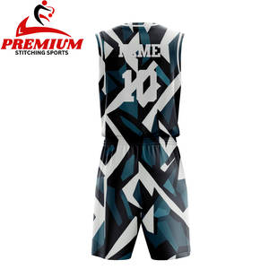 Uniforme de basket-ball de haute qualité au design unique personnalisé pour hommes, vêtements de sport à séchage rapide, uniforme de basket-ball en gros - Product Image 2