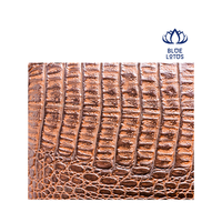 Tissu peau de crocodile cuir de haute qualité gaufrage crocodile motif d'impression tissu en cuir