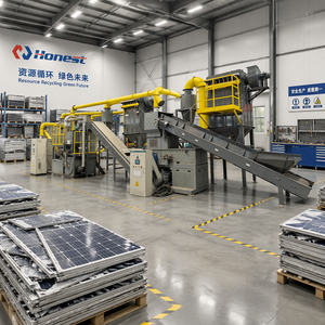 Equipo de Tratamiento de Residuos de Paneles Solares, Cómo Reutilizar los Paneles Fotovoltaicos, Planta de Reciclaje - Product Image 1