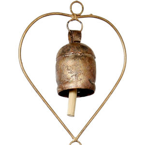 Cloches murales en or de qualité supérieure, artisanat moderne écologique, accessoires de décoration intérieure pour la décoration de jardin extérieur - Product Image 1