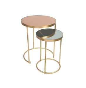 Mesa de centro de cristal y hierro de diseño moderno, decoración única para el hogar para comedor y dormitorio, fabricada en India - Product Image 2