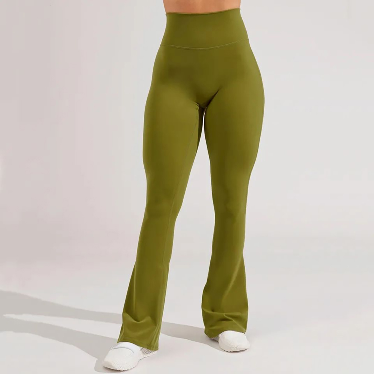 New Fitness Clothing Women Ladies Flare Leggings High Waisted Yoga Pants Gym Fitness & Active Wear Leggings With Pockets
