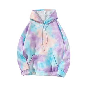 Nouveau Sweat à Capuche Décontracté pour Homme 2026, Style Hip Hop, Tricoté, Infroissable, Imprimé, Streetwear Ample, Tie-Dye - Product Image 1