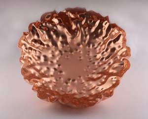 Cuenco de cobre con forma de flor de Calidad exclusiva, diseño elegante, cuenco de cobre para servir comida de Ramadán al precio más barato por proveedores indios - Product Image 4