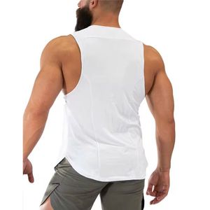 Nuevo chaleco sin mangas de algodón 100% para hombre, camiseta sin mangas de punto de alta calidad, ropa de calle informal, diseño superior holgado - Product Image 4
