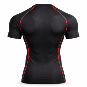 Camiseta de Compresión para Hombre, Secado Rápido, Ropa Deportiva para Gimnasio, Ajuste Ceñido, Manga Corta, para Entrenamiento y Running - Product Image 2
