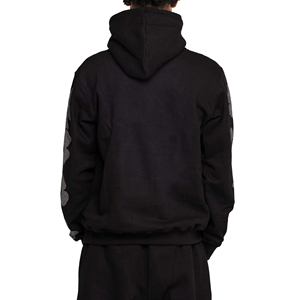 Sweat à capuche pour homme de haute qualité, nouveau design personnalisé, hiver, strass, respirant, doux, polaire, polyester/coton, séchage rapide - Product Image 3