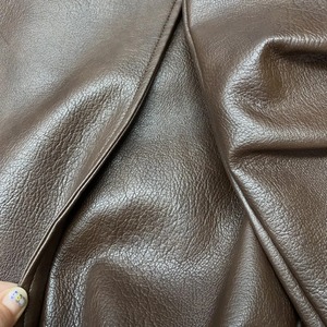 Automne/hiver nouveaux hommes rétro à manches longues col rabattu en cuir véritable écologique imperméable toile veste fermeture éclair Machine - Product Image 5