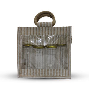 Sacs fourre-tout en jute de qualité supérieure imprimés sur mesure sacs d'épicerie écologiques réutilisables pour faire du shopping emballage cadeau et style de vie en vrac - Product Image 2