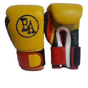 Guantes de boxeo de cuero con estampado personalizado rosa para mujer para entrenamiento de fuerza para Muay Thai y Sanda Fighting - Product Image 6