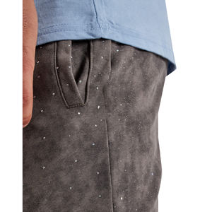 Custom Printed Men Mid Double Waistband <b>Straight</b>-<b>leg</b> Casual Lightweight Cotton Jogger <b>Pants</b> Drawstring Closure Breathable Quick - Product Image 4