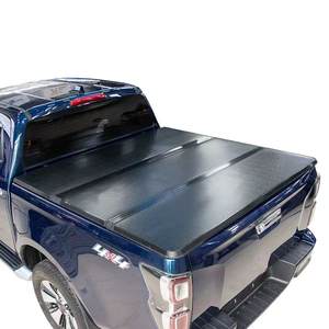 Tapa de cubierta de Tonneau plegable triple dura para <span class=keywords><strong>Chevrolet</strong></span> Silverado cubierta de cama de cubierta plegable dura de aluminio - Product Image 3