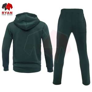 Survêtement pour homme avec logo personnalisé OEM ODM, ensemble complet veste et pantalon, vêtements décontractés confortables, prix d'usine - Product Image 2
