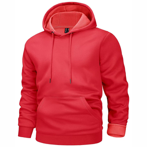 Sudadera con Capucha Directo de Fábrica, Color Rojo Personalizado, Sudaderas al por Mayor para Hombres, Mujeres y Niños, Diseños Personalizados - Product Image 1