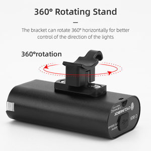 Luz Delantera para Bicicleta JOHORSE 600LM, Recargable por USB, Doble Cabezal T6 LED, Resistente al Agua IPX5, Aleación, para Ciclismo Nocturno - Product Image 5