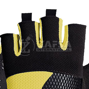Best Quality Custom Design Polyester Gym <b>Gloves</b> for Weight Lifting Breathable <b>Fitness</b> <b>Gloves</b> with Leather Material - Product Image 6