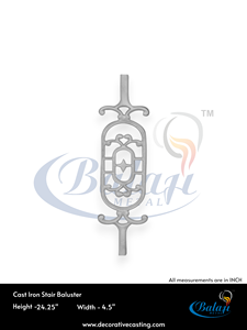 Balustrade et garde-corps décoratifs sans cadre en fonte pour balcon et escalier avec finition sablée super résistante – Fournisseur en gros, offre groupée - Product Image 2