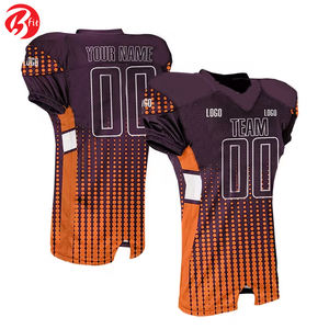 OEM Servicio de Diseño Ligero Mejor Precio Equipo Deportivo Uniforme Fútbol Americano Tops Hombres Fútbol Americano Jersey - Product Image 3