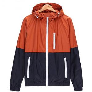 Chaquetas Anorak Impermeables de Nailon/Poliéster, Cuello Alto, Tejido Transpirable Personalizado para Exteriores - Product Image 4