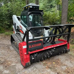 Bobcatts T770 Compact Track Loader equipped with a forestry mulcher is a powerful land-clearing machine designed - Product Image 1