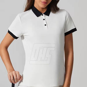 Tenue de golf pour femmes, haut polo et jupe en tissu extensible doux, pour le golf professionnel et les entraînements - Product Image 2