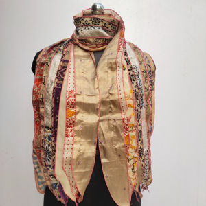 ผ้าพันคอผ้าไหมยาวแบบกลับด้านได้มีแถบผ้านุ่มน้ำหนักเบาสีสันสดใสเหมาะสำหรับทุกฤดูกาล - Product Image 1