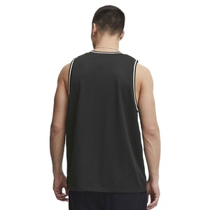 Camiseta Deportiva Personalizada de Material Acanalado con Spandex Elástico, Corte Regular, para Gimnasio, Fitness, Color Sólido, Estilo Vintage - Product Image 6