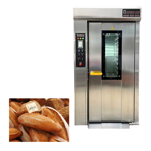 Pe & Wooden Palette 16 Plateaux Four À Pain Rotatif Restaurant Utilisation Vietnamien Qualité Fer En Acier Inoxydable Kien Chariot Four Électrique - Product Image 1