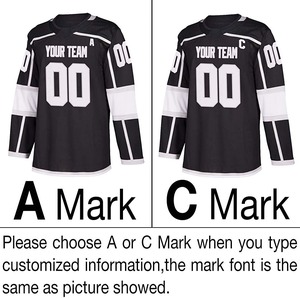 เสื้อฮอกกี้น้ำแข็งทีมแบบปรับแต่งได้-ผ้าโพลีเอสเตอร์ 100% ระบายอากาศได้ดี ชุดป้องกันสำหรับกีฬาฮอกกี้ พร้อมสีและโลโก้ตามสั่ง - Product Image 3