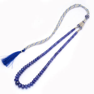 Tanzanite Gemstone 6mm-12mm Lisse Rondelle Perlé Collier Tanzanite Collier Naturel Tanzanite Pierres Précieuses Pour Bijoux - Product Image 6