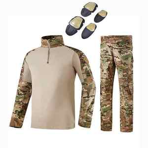 Uniforme táctico de camuflaje para hombre, ropa de exterior, conjunto personalizado de dos piezas con tela impermeable transpirable, suministro directo de fábrica - Product Image 1
