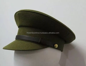 Casquette blanche uniforme de haute qualité avec insigne de lingot casquettes en gros Epeaked prix bon marché personnalisé à vendre - Product Image 5