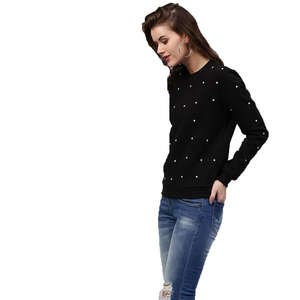 Kivotech Customized High Quality Rhine <b>Washed</b> Women Sweatshirts Casual Wear Hot <b>Sale</b> Breathable Women Sweatshirts - Product Image 3