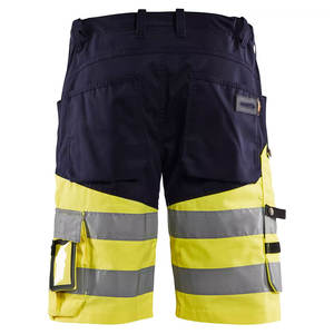 Cinta reflectante de seguridad para hombre, ropa de trabajo, pantalones cortos de construcción Cargo Hi Viz Vis con logotipo personalizado - Product Image 5