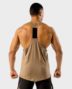 Camiseta sin mangas para hombre de primera calidad, chaleco de gimnasio de algodón transpirable personalizable con decoración de botones, chaleco de viaje a un precio - Product Image 2