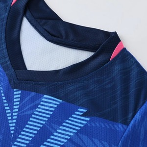 Ensemble de maillots de volley-ball pour femmes-Uniforme à manches courtes-Chemise col en V-Kit short double poches-Combinaison d'entraînement sportive pour femmes - Product Image 5