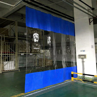 Rideaux de séparation industriels extérieurs imperméables en PVC, insonorisés, en vinyle transparent pour entrepôts
