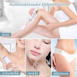 Afeitadora Eléctrica Indolora para Mujer, Inalámbrica, Recargable, Uso en Seco/Húmedo, Luz LED, Doble Cuchilla para Rostro, Piernas, Bikini, Axilas, Resistente al Agua IPX7 - Product Image 4