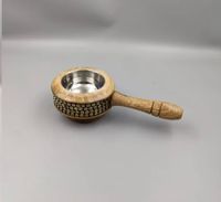 Brûleur d'encens religieux moderne personnalisé en bois d'acacia et résine, support Bakhoor Mubkhar de haute qualité, parfum d'ambiance coriandre, cadeau pour la maison