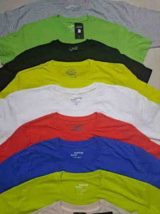 T-shirt classique à manches courtes pour homme en coton bleu marine avec imprimé soleil levant Style Streetwear urbain du Japon - Product Image 2