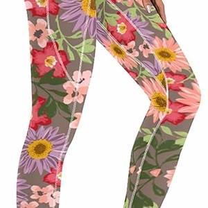 Use mallas de mujer de tamaño adulto de alta calidad 100% algodón gimnasio entrenamiento mallas de mujer subidas por Dress Sports - Product Image 3