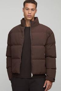 Chaqueta Acolchada de Moda para Hombre 2024, Chaqueta de Invierno Informal con Capucha, de Lona, con Logotipo Personalizado, Tallas Grandes - Product Image 4