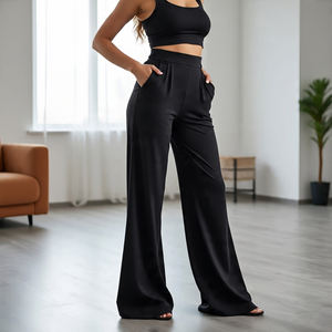 High Quality Yoga <b>Leggings</b> Push up Sports <b>Tummy</b> <b>Control</b> Active-wear High Waist Booty Lifting Women's Flared <b>Legging</b> - Product Image 5