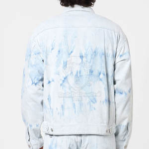 Chaquetas Vaqueras Ajustables para Hombre Más Vendidas con MOQ Bajo / Chaquetas Vaqueras Modernas de Nueva Llegada con Logotipo Personalizado - Product Image 4